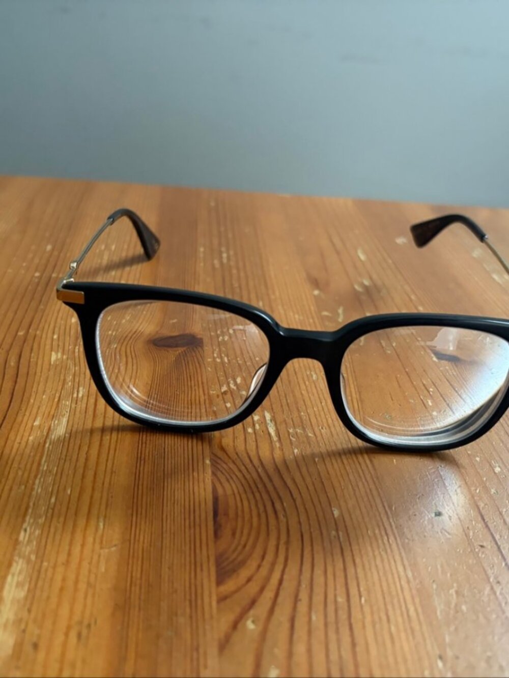 Gucci GG0061O Optical Eyeglasses Black Gold